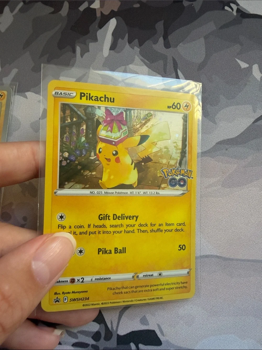 ⚡ Pikachu Pokémon Character Card Mini Lot | 025/165 and SWSH234